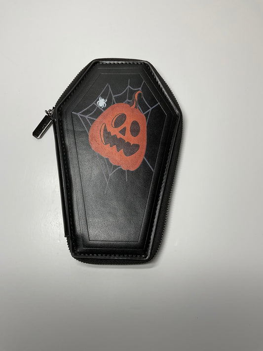 Coffin Pumpkin Wallet